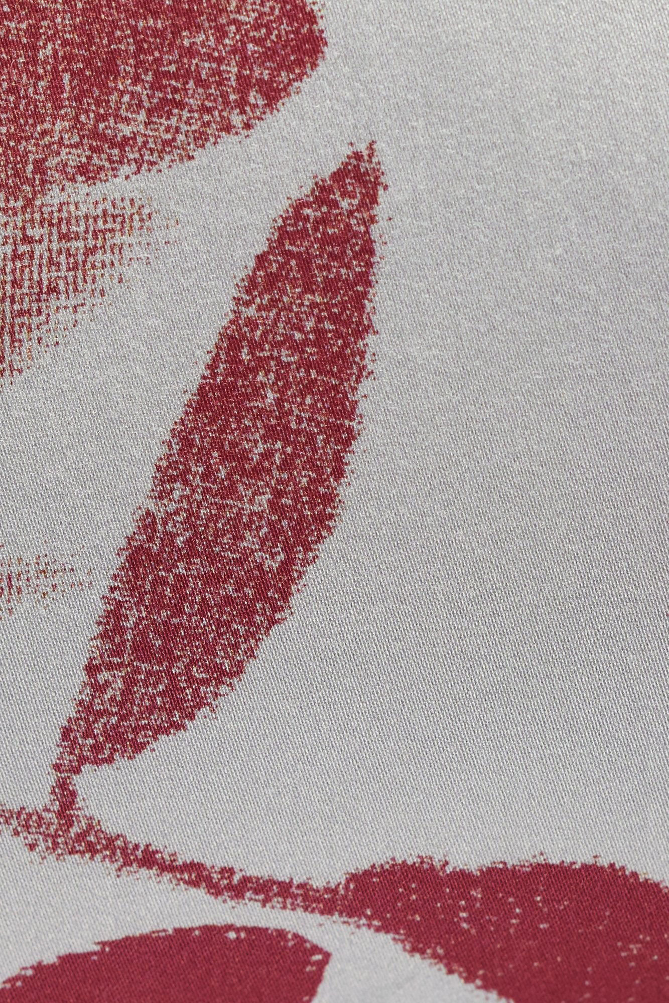 Kissenhülle grau-rot image number null